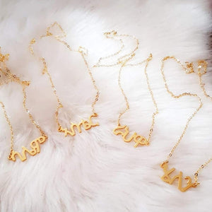 Custom Necklaces Personalized 18k Plate Gold