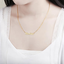 Load image into Gallery viewer, Custom Necklaces Personalized 18k Plate Gold