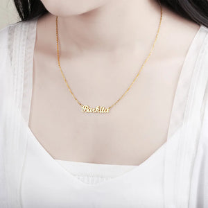 Custom Necklaces Personalized 18k Plate Gold