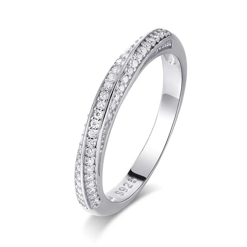 Moissanite Rings s925 Sterling Sliver