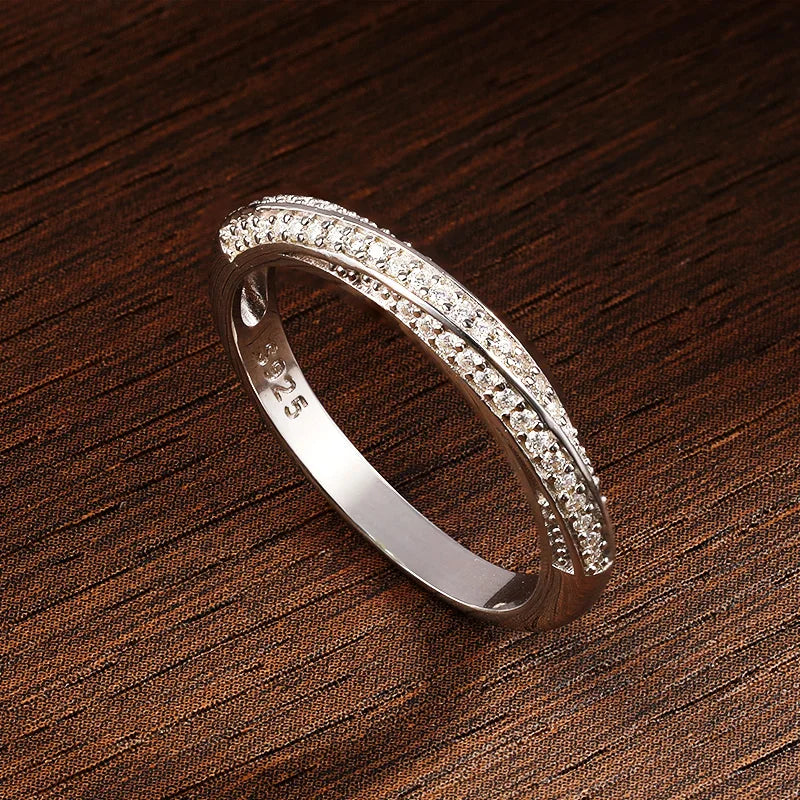 Moissanite Rings s925 Sterling Sliver