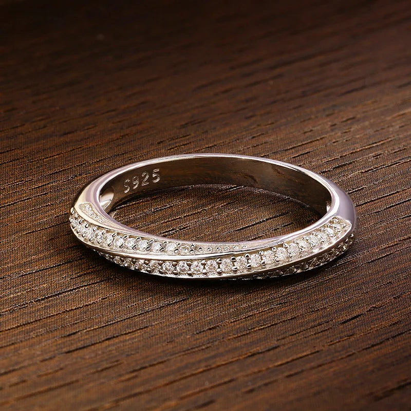 Moissanite Rings s925 Sterling Sliver